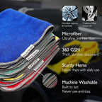 EvaClean Premium Microfiber Cleaning Cloth 16"x16" - Image 8