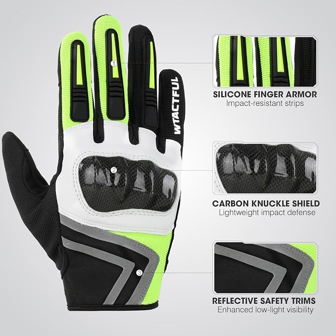 WTACTFUL Lightweight Motorcycle Gloves - Image 2