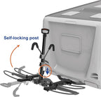 HYPERAX 2023 Volt RV -RV Approved Hitch Mounted 2 E Bike Rack Carrier - Image 3
