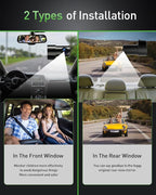 Dash Cam Front and Rear, 4K+2K Dash Camera - Image 7