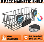 ULIBERMAGNET Magnetic Baskets, Large Capacity Metal Wire Mesh Basket Holder - Image 5