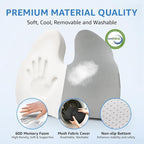 Extra Large Office Chair Cushion, Sciatica & Hip Pain Relief, Booster Pad - Image 5