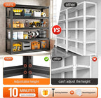 48" W Garage Shelving Unit, Garage Storage Shelves 2800LBS Heavy Duty Shelving - Image 6