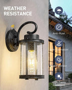 kudos Dusk to Dawn Outdoor Lighting, 12.5 inch Porch Lights Outdoor, Anti-Rust - Image 2