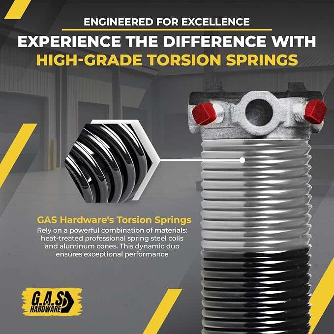 Garage Door Torsion Spring 218x1.75x26 Includes 1” Steel Bearing, and Winding - Image 6
