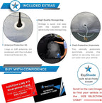 EzyShade 10-Layer Car Cover Waterproof All Weather. See Vehicle Size-Chart - Image 3