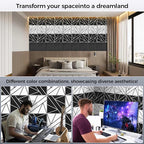 8 Pack 2-Layer Soundproof Wall Panels, 1.2lb/ft* High Density, Thicker 0.43 in - Image 5