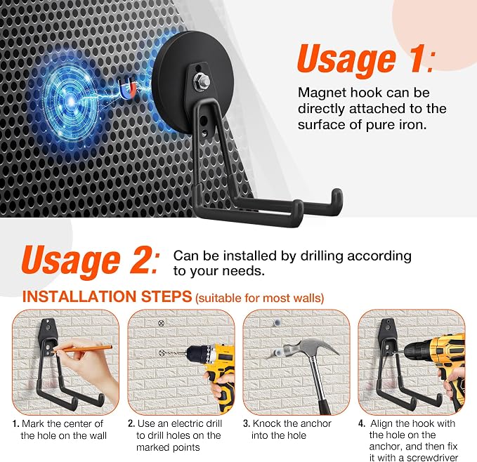 2 Pack Large Strong Magnetic Hooks - Image 6