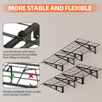 2-Pack 2x6ft Garage Wall Shelf, 72 inch Floating Shelf - Image 7