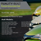 Premium Ceramic Front Brake Pads Compatible - Image 3