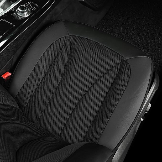GIANT PANDA 2 Pack Front Mesh Seat Covers Custom Fit Toyota Tacoma 2016 2017 - Image 6