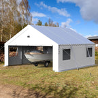20x20 Carport, Heavy Duty Carport Canopy Garage - Image 7