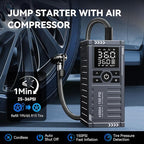 Car Battery Jump Starter with Air Compressor - Image 3