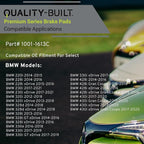 Premium Ceramic Rear Brake Pads Compatible - Image 3