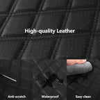 Car Seat Covers Full Set, Breathable and Waterproof Napa Leather Car Seat Cover - Image 4