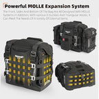 Rhinowalk Motorcycle Saddlebag 35L Waterproof, Quick Release Motorbike Side Bag - Image 4
