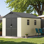 Patiowell 8 x 12 FT Resin Outdoor Storage Shed by Patiowell