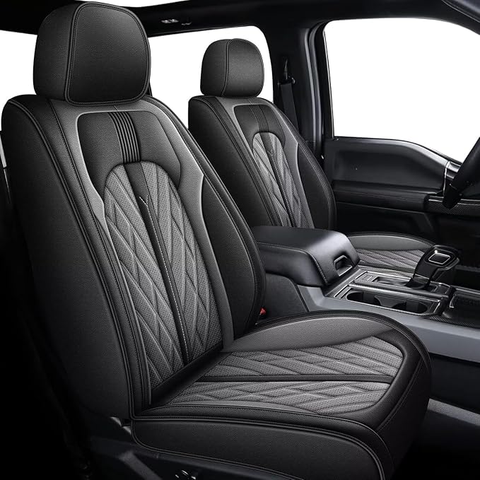 AOMSAZTO Ford Ranger Seat Covers: Front Seat Covers Custom Fit 2019 2020 2021 by AOMSAZTO