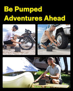 HOTO Air Pump Master, Portable Cordless Tire Inflator, Electric Air Pump - Image 6