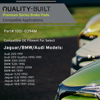 Premium Semi-Metallic Front Brake Pads Compatible - Image 3