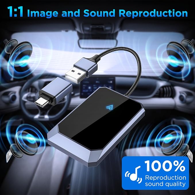Android Auto Wireless Adapter for Factory Wired Android Auto - Image 6