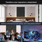 6 Pack Large Soundproof Wall Panels, 1.2lb/ft³ High Density, Thicker 0.47in - Image 6