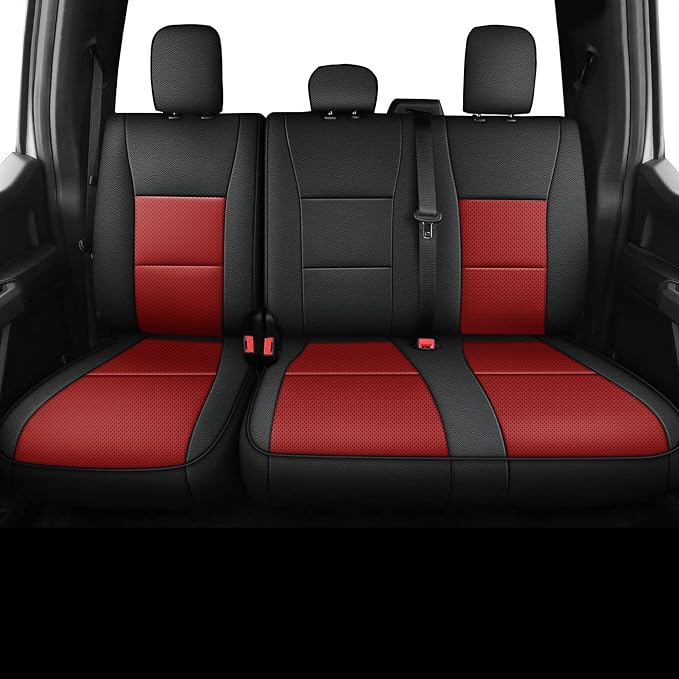 AOMSAZTO Seat Covers for Ford F150 XL XLT: 2015-2024 SuperCrew & F250 F350 F450 - Image 2