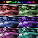 6 in 1 Car LED Strip Lights, RGB Car Interior Lights - Image 3