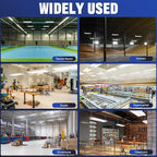 JTT 300/240/200W LED Linear High Bay Light, 45000LM Linear High Bay Shop Light - Image 8