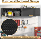 Metal Garage Wall Cabinet, Floating Tool Cabinet - Image 5
