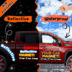 Custom Car Magnet with Your Logo ║ Advertise Your Business Vehicle Magnetic ║ - Image 4