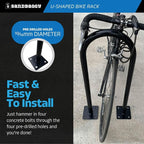 Sandbaggy In Ground Bike Rack | U Shaped, Commercial, 1 Loop, Galvanized Steel - Image 8