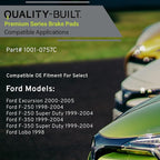 Premium Ceramic Rear Brake Pads Compatible - Image 3