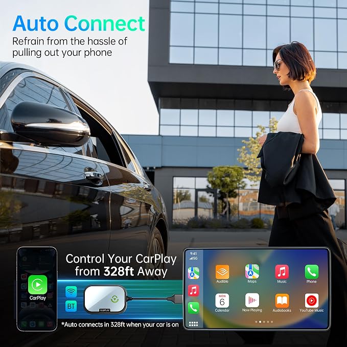 Wireless CarPlay Adapter for Apple iPhone, Converts Factory Wired CarPlay to - Image 9