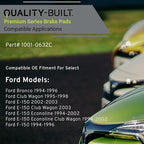 Premium Ceramic Front Brake Pads Compatible - Image 3