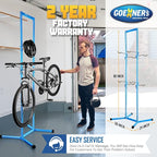 4 Bike Storage Rack Garage, Freestanding Gravity Bicycle Rack - Image 6