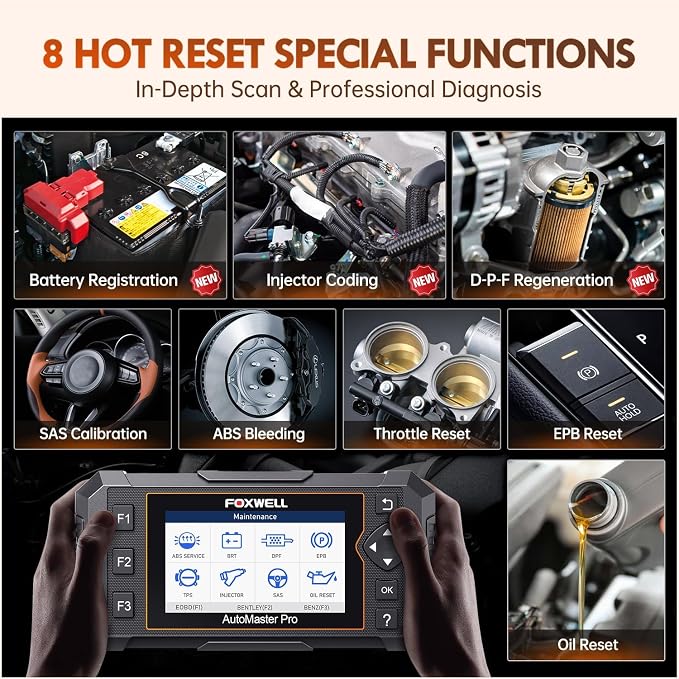 FOXWELL NT624 Elite OBD2 Scanner Upgraded from NT614Elite & NT604Elite Code - Image 2