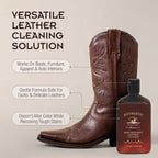 Griffin Boot Care Leather Cleaner – 8 oz – Gently Cleans Footwear, Apparel & - Image 2