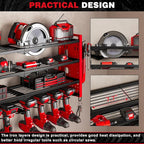 Power Tool Organizer Wall Mount, Cordless Drill Organizer, 4 Layers Large - Image 5