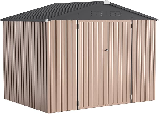 U-MAX 8x6 Storage Sheds & Outdoor Storage, Small Outdoor Storage Garden Outside - Image 7