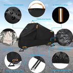 Motorcycle Cover Waterproof Outdoor, 300D Heavy Duty Motorcycle Cover - Image 2