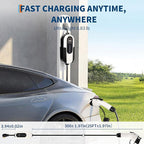 Level 2 EV Charger, 40A 240V Voltage, NEMA 14-50 Plug, 25ft Cable, Adjustable - Image 6