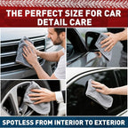 Microfiber Cleaning Cloths Bulk-50 Pack, Ultra Absorbent Microfiber Towel Weave - Image 5