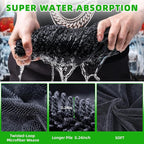 CADONO Huge Microfiber Car Drying Towel, Ultra Absorbent Microfiber Cleaning - Image 5