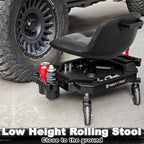 Rolling Stool with Wheels, Adjustable Height Pneumatic Garage Work Mechanic - Image 9