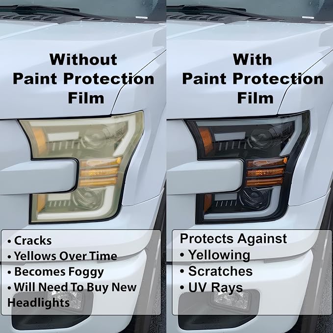 BOGAR TECH DESIGNS Full Headlight Head Light PPF Kit Compatible - Image 3