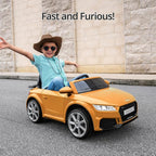 Electric Car for Kids, Licensed Audi 6V Kids Ride on Car Toy for Toddlers - Image 2