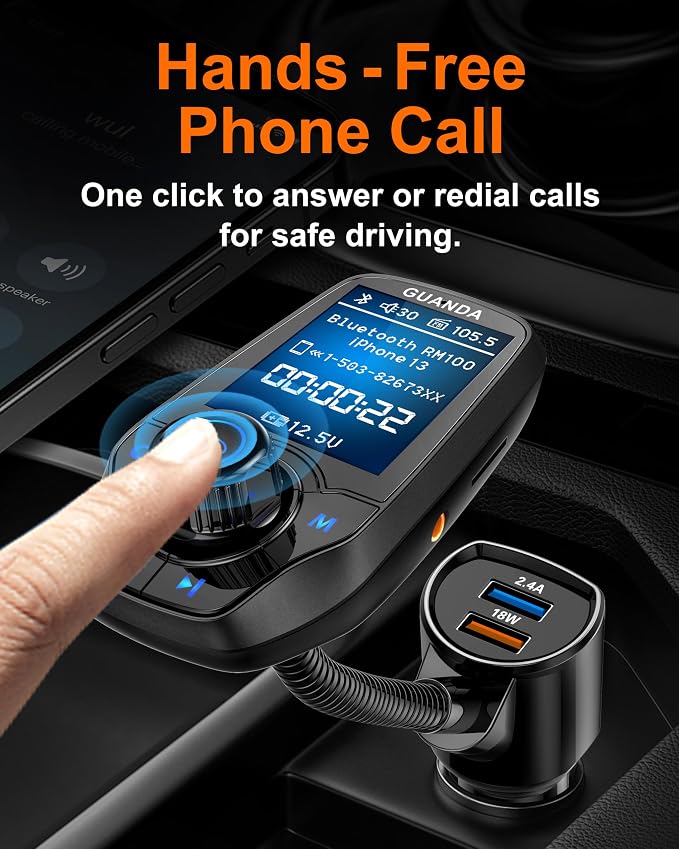 Upgraded Bluetooth FM Transmitter - Image 5