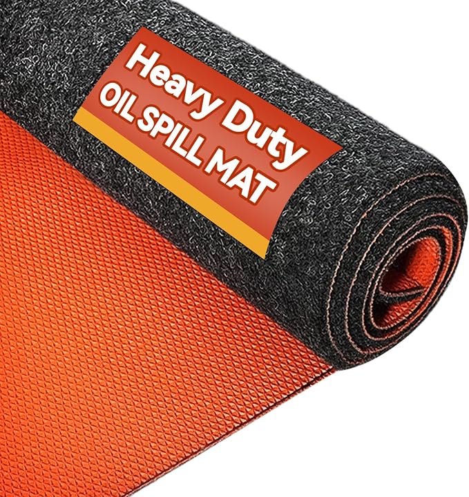 36" x 59" Heavy Duty Oil Spill Mat, Upgraded Garage Floor Mat by DLYYPLUS