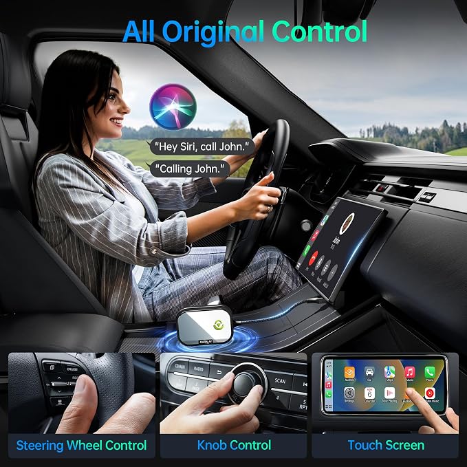 Wireless CarPlay Adapter for Apple iPhone, Converts Factory Wired CarPlay to - Image 4